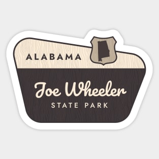 Joe Wheeler State Park Alabama Welcome Sign Sticker